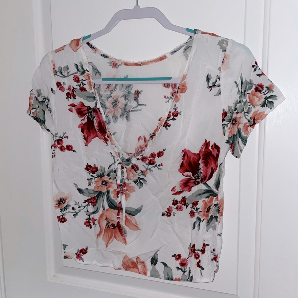 Abercrombie & Fitch Flowered Shirt